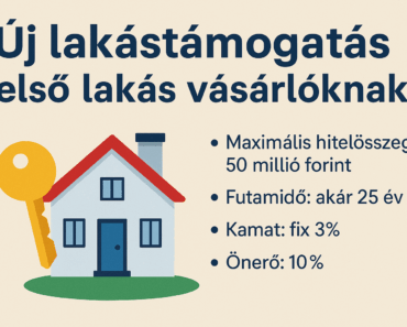 Új lakástámogatás első lakás vásárlóknak